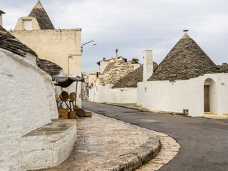 Wall Mural - Typical Trulli houses in Alberobello.