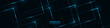 Black technology abstract wide banner with blue luminous lines and highlights. Futuristic dark blue tech horizontal wide background.