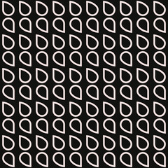 Poster - White drops black pattern. Vector.