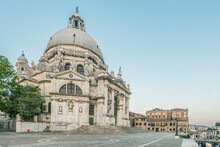 Italy, Venice. Basilica Di Santa Maria Della Salute