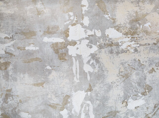 Wall Mural - Polished concrete texture and putty. Grungy cement background.