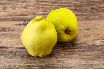 Sweet ripe and juicy quinces