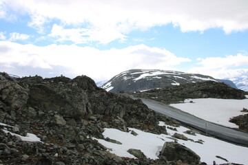 Wall Mural - snow covered mountains