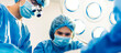 © Art_Photo - Professional anesthesiologist doctor medical team and assistant preparing patient to gynecological surgery performing operating with surgery equipment in modern hospital operation emergency room