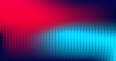 Poster - abstract colorful background with halftone. trendy dotted gradient color backdrop. vector