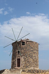 old windmill in the village