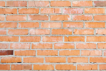 Old red Seamless brick wall background