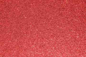 Wall Mural - Red glitter texture background for Christmas holiday decoration metallic wallpaper backdrop design element