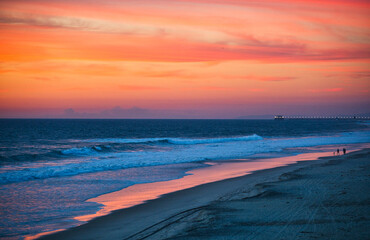 sunset at beach