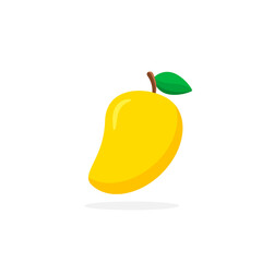 Wall Mural - Mango Fruit icon, vector isolated color illustration