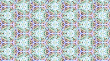 Wall Mural - Abstract kaleidoscope background with luminous pattern.