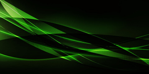 Poster - Green Abstract Gaming Background Modern Wallpaper Concept.