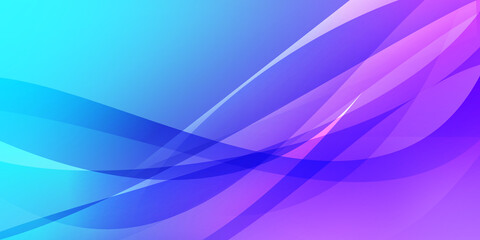 Poster - Modern Blue Geometric Abstract backdrop wallpaper.