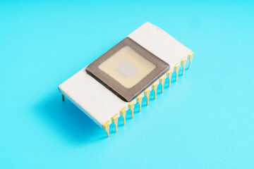 Canvas Print - Ceramic ROM memory chip