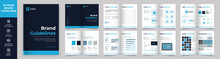 Brand Manual Template, Simple style and modern layout Brand Style , Brand Book, Brand Identity, Brand Guideline, Guide Book