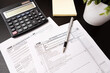 © Proxima Studio - US tax form on desk. Tax income concept
