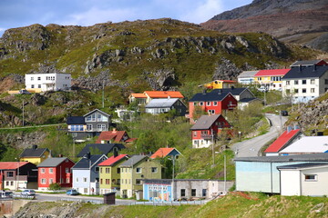 Wall Mural - houses in the mountains