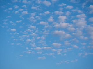 blue fluffy sky