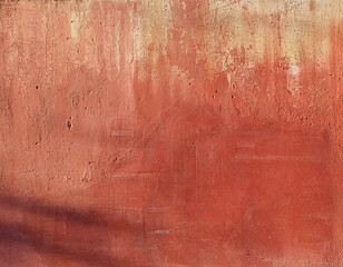 Plaster wall texture warm red background