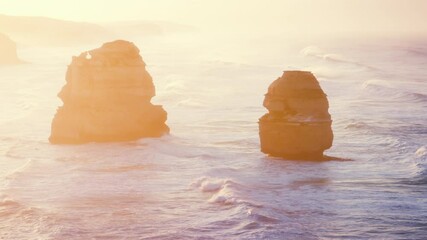 Wall Mural - twelve apostles, sunrise time, australia