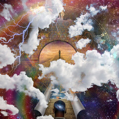 Wall Mural - eternal journey of soul