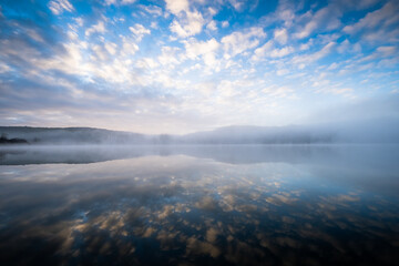 Canvas Print - Massa Marittima, Accesa Lake - Grosseto, Tuscany, Italy