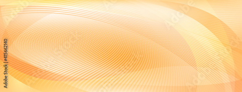 Abstract background made of curves and halftone dots in yellow colors © Olga Moonlight