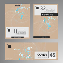 Poster - Data science concept. Future technology concept. Business people. Wireless communication. Global network connection. Modern technology concept