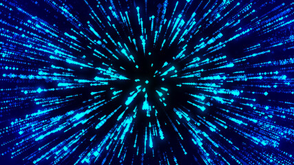 Poster - abstract circular speed background. centric motion of star trails. starburst dynamic lines or rays. 