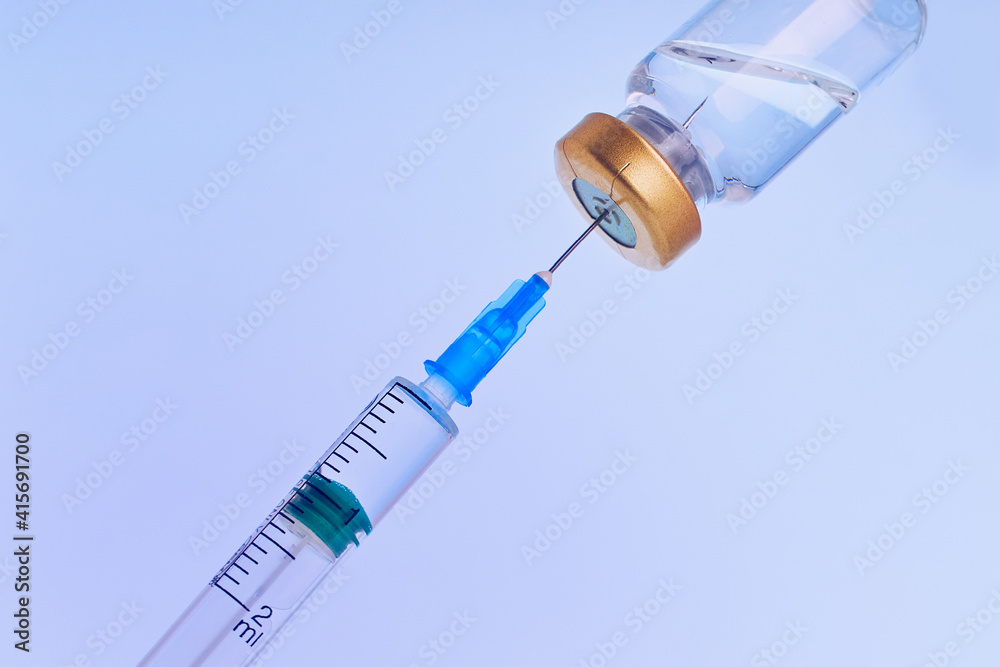 Medication drug needle syringe drug,medical concept flu shot vaccine ...