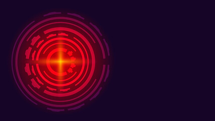 Aufkleber - Abstract digital futuristic technology background . 
