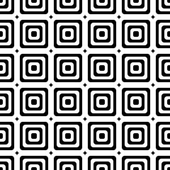 Aufkleber - Squares ornament pattern. Vector pattern.