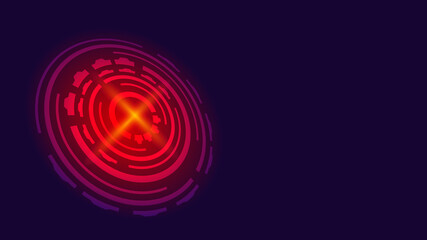 Aufkleber - Abstract background with circles . 