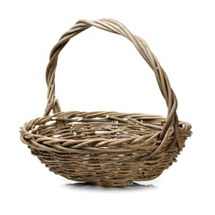 Wall Mural - empty wicker basket