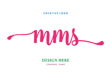 Canvas Print - MMS lettering logo is simple, easy to understand and authoritative