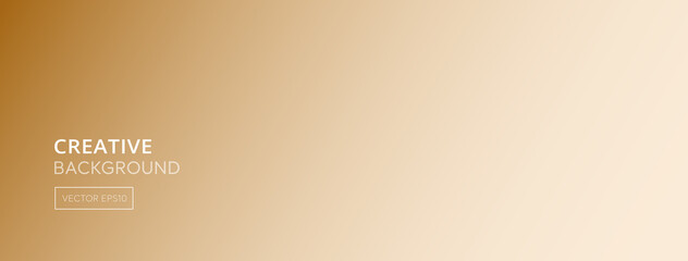 Wall Mural - abstract light brown gradient color banner background