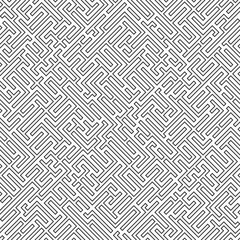 Poster - Striped geomitrical illustration. Maze illustration. Striped background. Geometrical wallpaper.