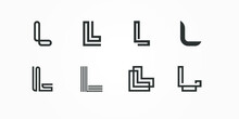 Letter L Logo Icon Design Template Elements