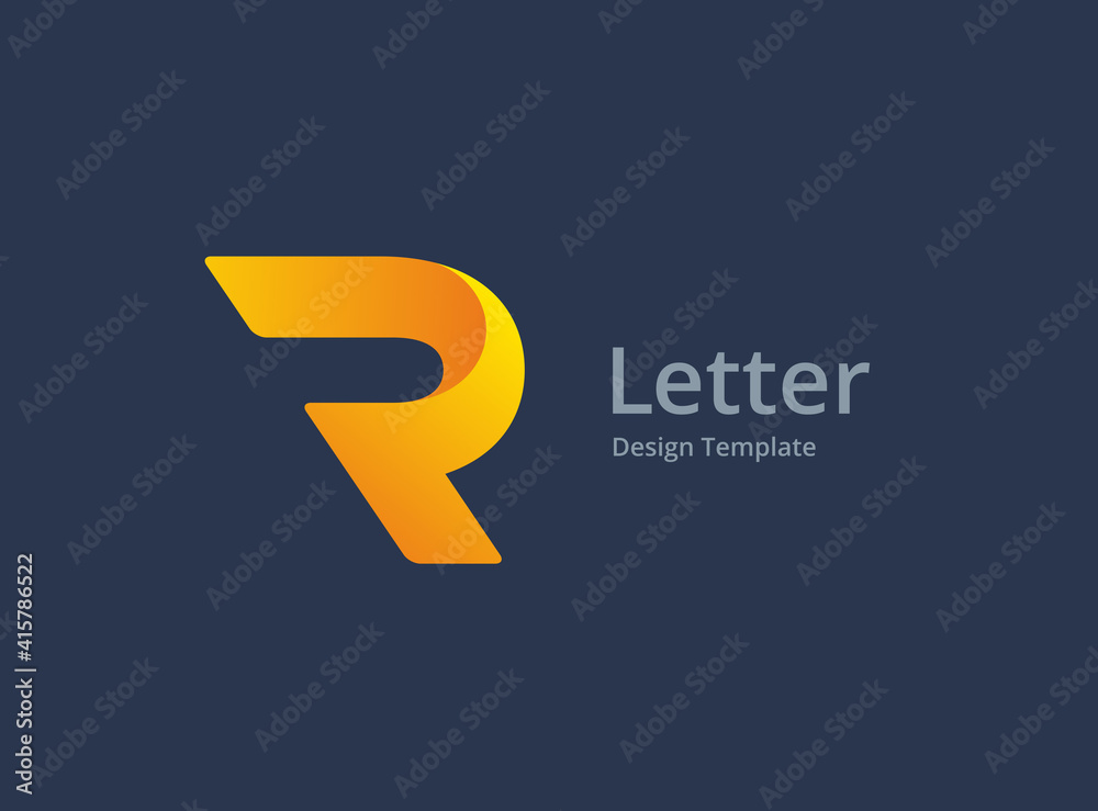 Letter R logo icon design template elements Stock Vector | Adobe Stock