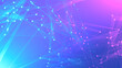 © Papapig - Abstract purple blue polygon tech network with connect technology background. Abstract dots and lines texture background. 3d rendering.