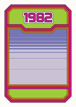 1980s Background, Poster, Cover Template. Vintage Color Frame