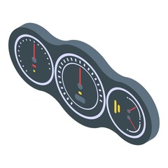 Poster - Drive dashboard icon. Isometric of drive dashboard vector icon for web design isolated on white background