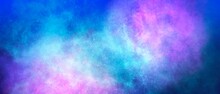 Sfondo Azzurro Viola Blu Polvere Nuvole Colorate 