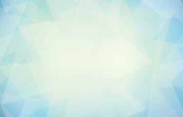 Aufkleber - Simple bluish background with translucent triangles. Subtle vector pattern