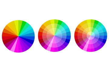 Poster - Color palette circle. Vector art illustration. abstract background. Stock image. EPS 10.