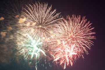 Japanisches Feuerwerk in Düsseldorf