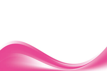 Fototapete - Abstract Smooth Pink Wavy Background Design Template Vector, Professional Flowing Magenta Mesh Gradient Element with Copy Space for Text