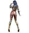 © vladnikon - 3D comics cosplay anime secret agent woman.