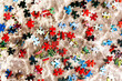 © miroslavmisiura - pieces of the puzzle are scattered on the table in different directions