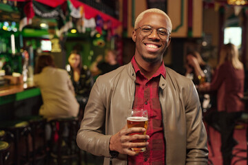 Sticker - Young man with beer